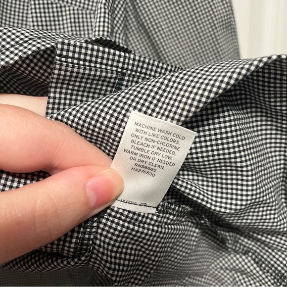 Halogen Women's Plaid Long Sleeve button Down shirt size M petite - Picture 6 of 7